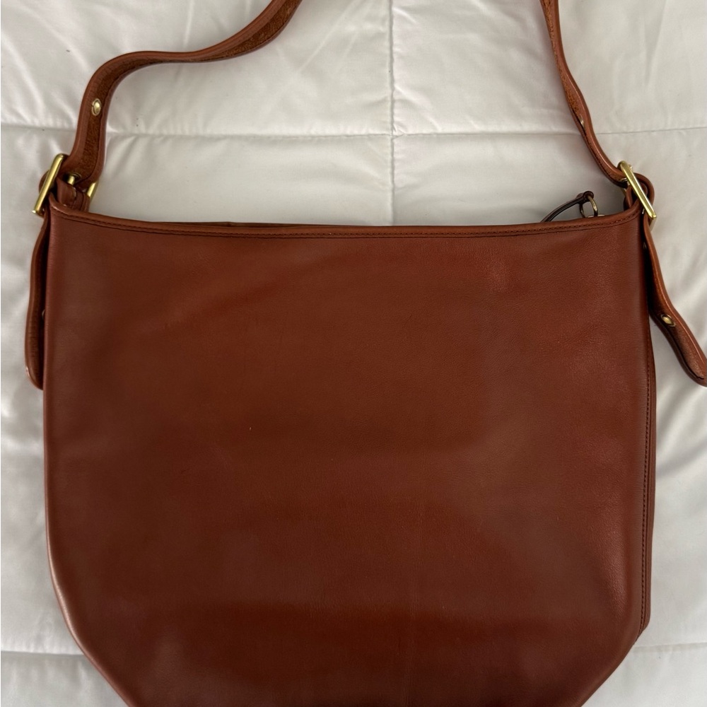 Coach Brown Leather Shoulder Bag